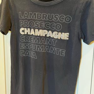 J.Crew Sparkling Wine / Champagne Tee